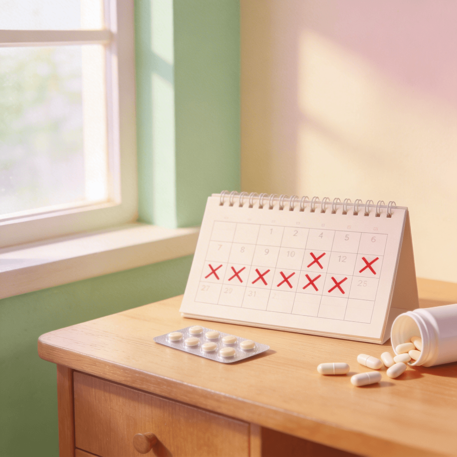 Best contraception to stop periods image