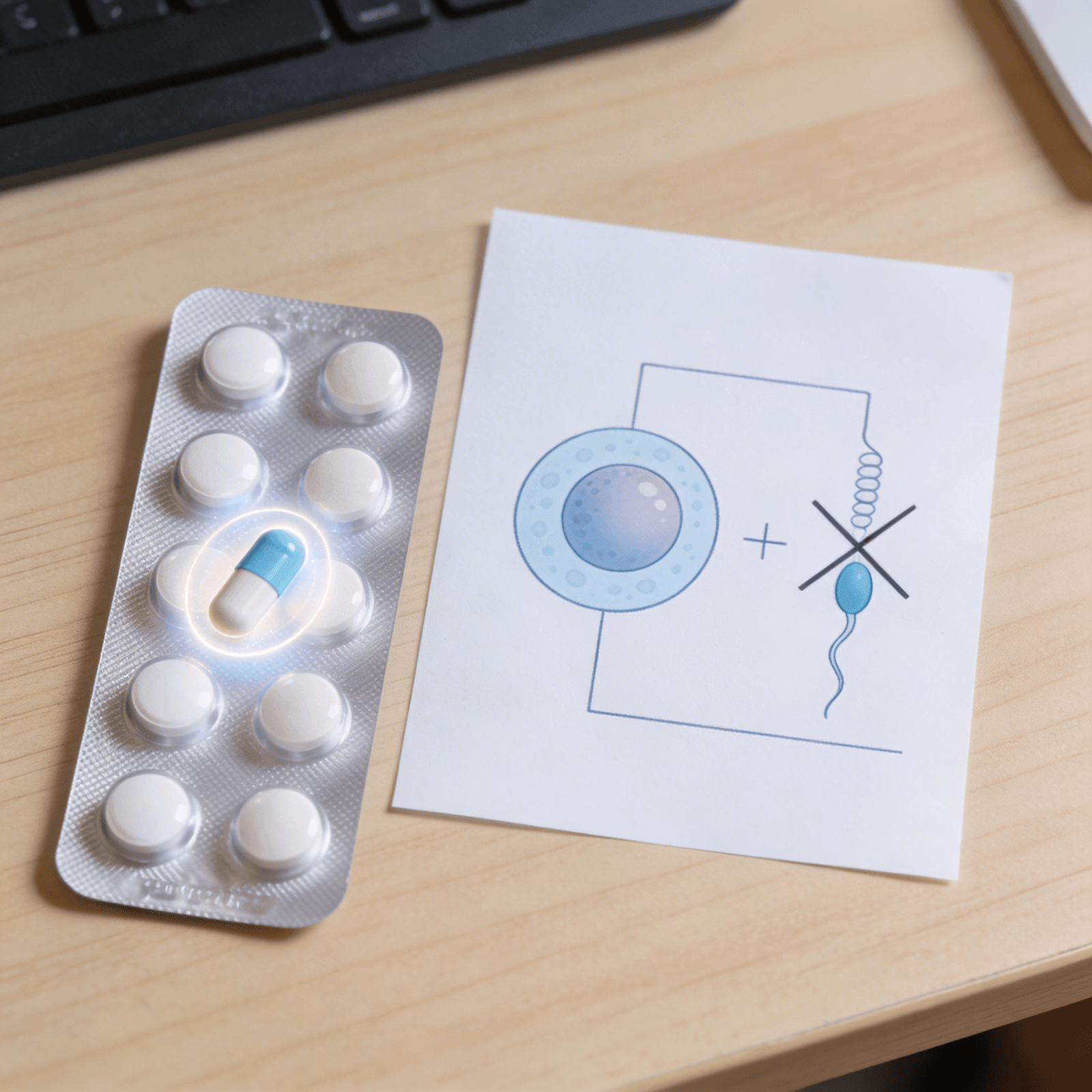 How does the morning after pill work? image